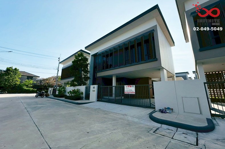 ขายบ้านเดี่ยว : ขายบ้านเดี่ยว วิลล่า 168 นิวกรุงเทพกรีฑา 2ชั้น 59ตร.ว. บ้านใหม่พร้อมอยู่ ใกล้สนามบินสุวรรณภูมิ ถนนพัฒนาชนบท