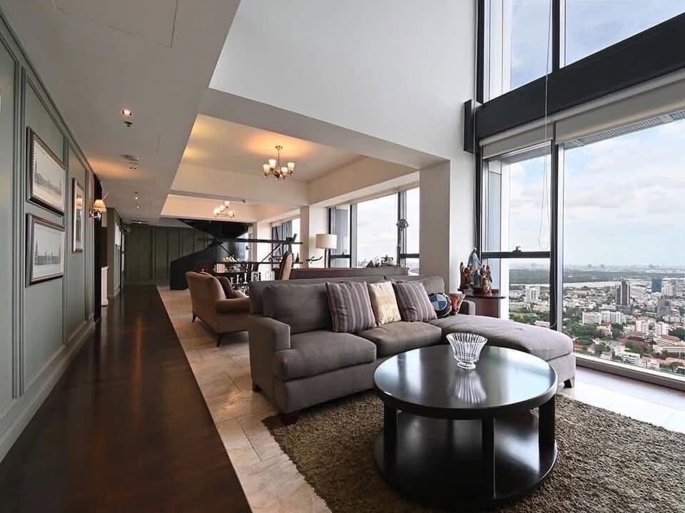 ให้เช่า The Met Condominium | Duplex 366 ตร.ม. ชั้น 54-55 ตึก D | 4 นอน 5 น้ำ | วิวแม่น้ำเจ้าพระยา | 220,000 บาท/เดือน | ติดต่อ นฤเบศ 082-542-5536