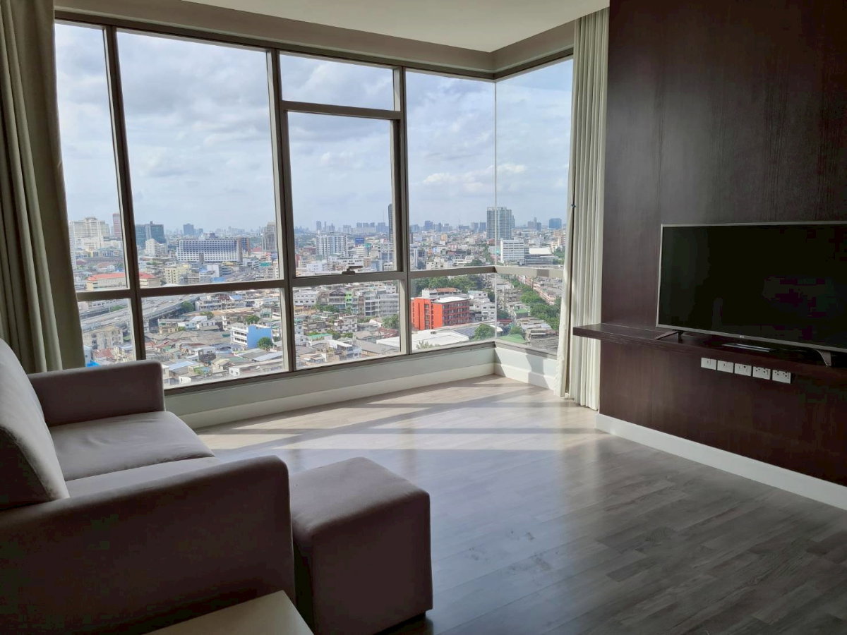 รูป 🔥 The room rama 4 - 2 Bedrooms for RENT ONLY 45K 🔥 - รูปที่ 3/6