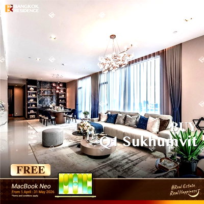 ขายคอนโด : 💎 ขายคอนโด Ultra Luxury Q1 Sukhumvit ตกแต่งหรู พื้นที่นั่งเล่นกว้าง ใกล้ BTS นานา ✨