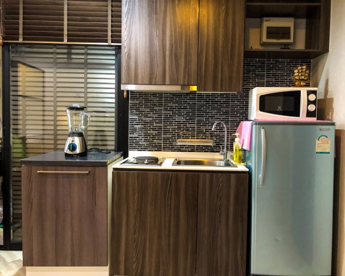 รูป 🔥 หลุดจอง! ห้องใหญ่สะใจ 40 ตรม. แค่ 9,500.- 🔥 ให้เช่า VENTO CONDO เกษตร-นวมินทร์ | แต่งครบ พร้อมลากกระเป๋าเข้าอยู่ได้เลย! - รูปที่ 7/11