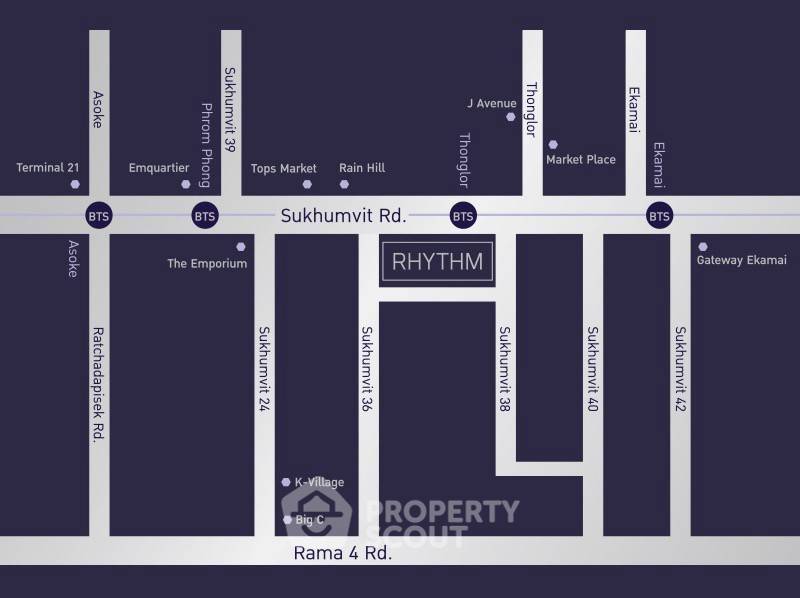 รูป คอนโด 2-ห้องนอน ที่ ริทึ่ม สุขุมวิท 36-38 ใกล้ BTS ทองหล่อ (ID 2924909) - รูปที่ 18/18