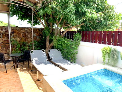 บ้านเดี่ยว ชลบุรี : House for Sale Bang Saray Private Pool Corner Home