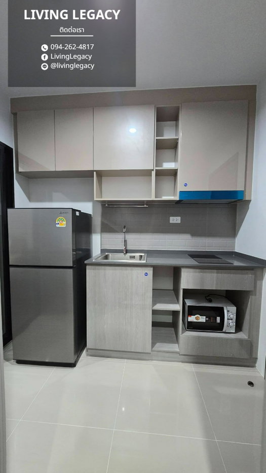 รูป เช่าด่วน! Ideo Ramkhamhaeng Lamsali Station 1 นอน 25 ตร.ม. ชั้น 18 | ใกล้ BTS 200 ม. | 13,000 บาท/เดือน - รูปที่ 5/10