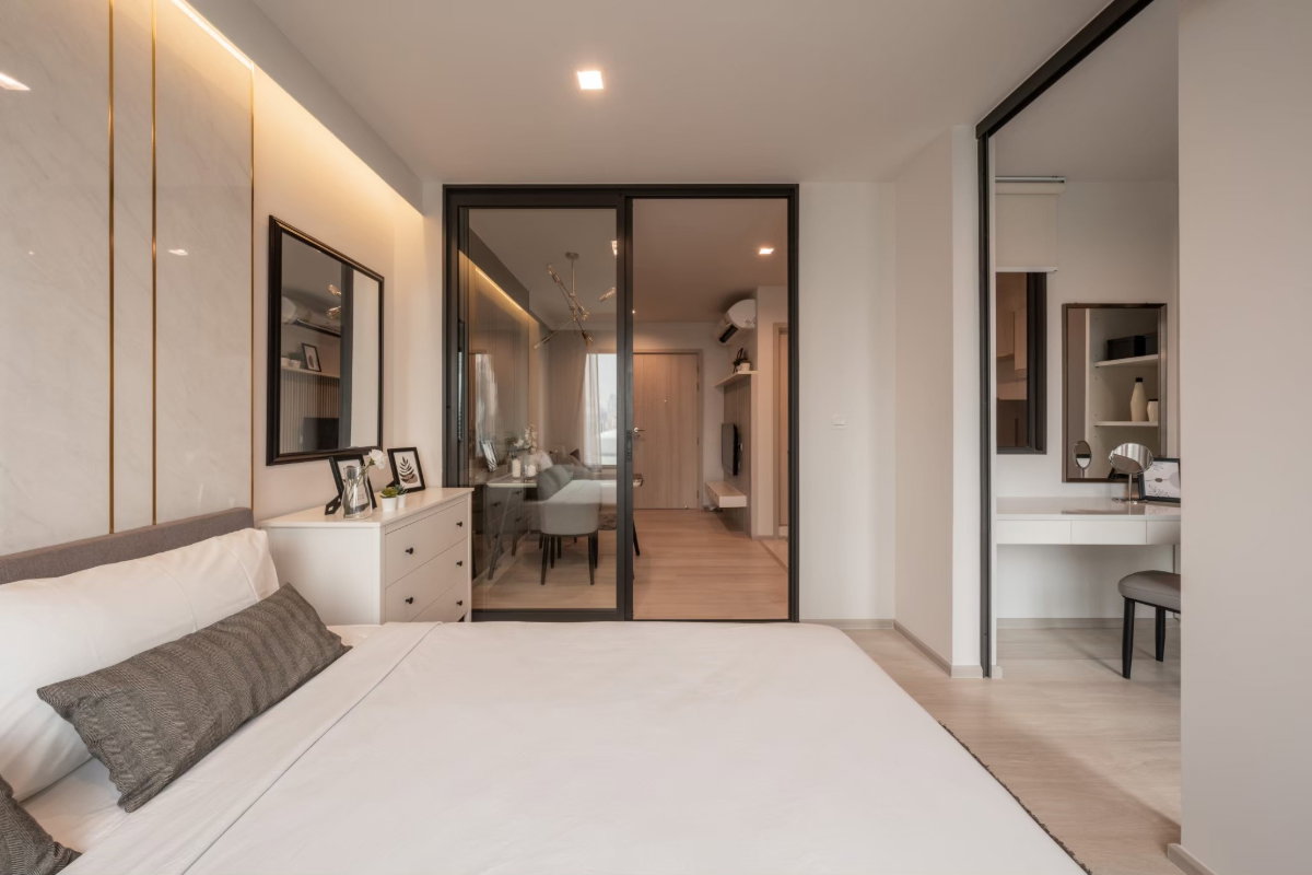 รูป ✨ห้องแต่งหรู ✨ ไลฟ์วัน ไวเรส 🏡 ห้องแต่งสวย , เฟอร์นิเจอร์ครบ //สอบถามเพิ่มเติมที่ LineOA : @assetrootz - รูปที่ 4/8