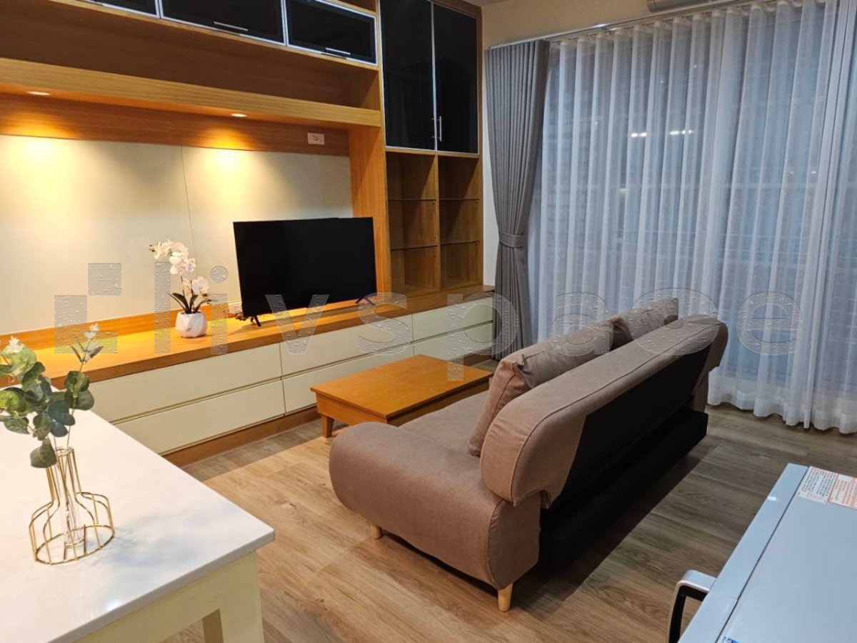 รูป ▚ LJ153ツ ขาย: Baan Klang Krung Siam - Pathumwan ✨ 1 ห้องนอน 55 ตร.ม. ใกล้ BTS ราชเทวี ห้องรีโนเวทใหม่หมด ที่จอดรถ 90%! 🏙️🚗 - รูปที่ 2/10