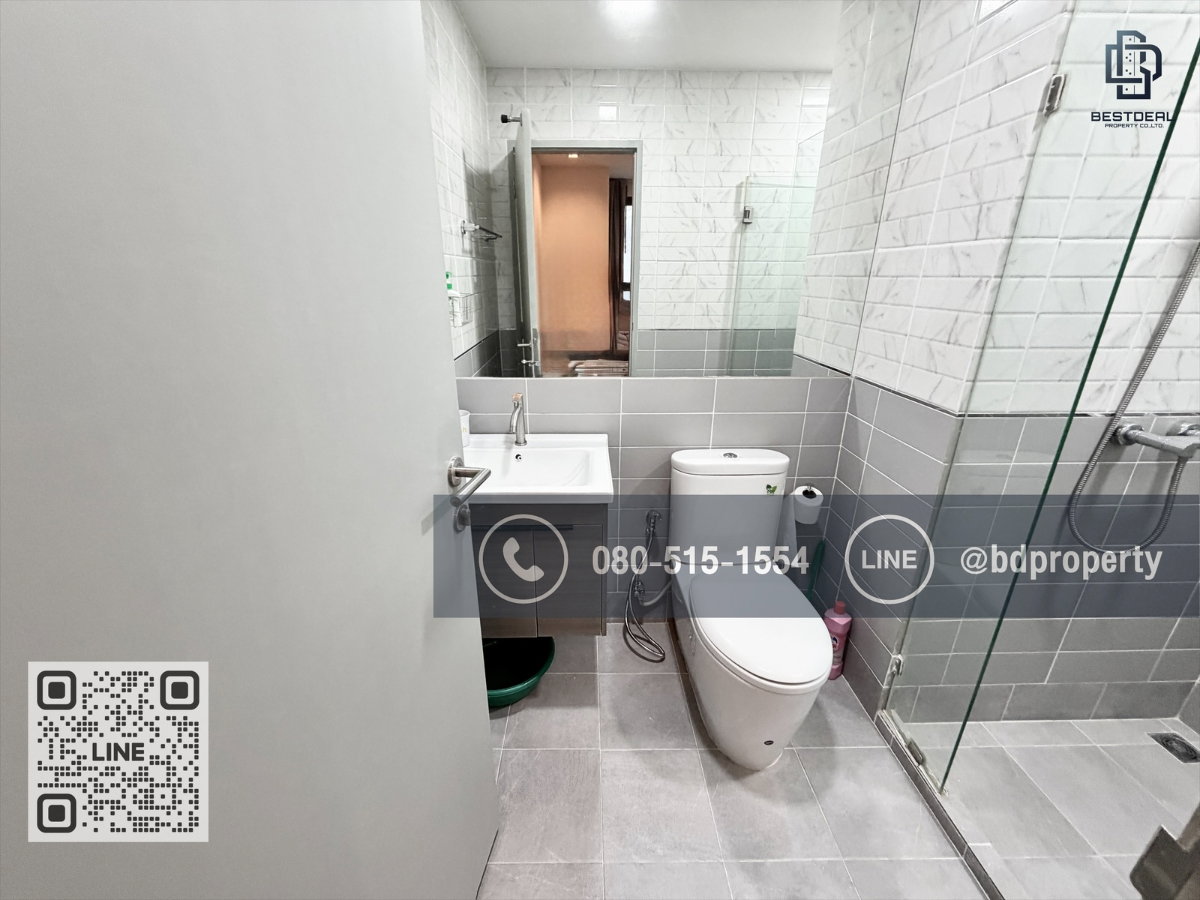 รูป Bestdeal ขายด่วน ห้องสวย เฟอร์ครบ 1Bedroom ขายเพียง 4.1 ล้านเท่านั้น ห้องสวย ชั้นสูง ราคาดีที่สุดขาดทุนหลายแสน ใกล้MRT และ เซ็นทรัลพระราม 9 - รูปที่ 11/14