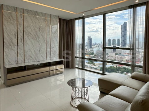 ▚ LJ141ツ ให้เช่า: The Bangkok Sathorn ✨ 2BR 113 ตร.ม. คอนโดระดับ Ultra Luxury ห้องใหญ่พร้อมอยู่ ราคาต่อรองได้! 🏙️💎
