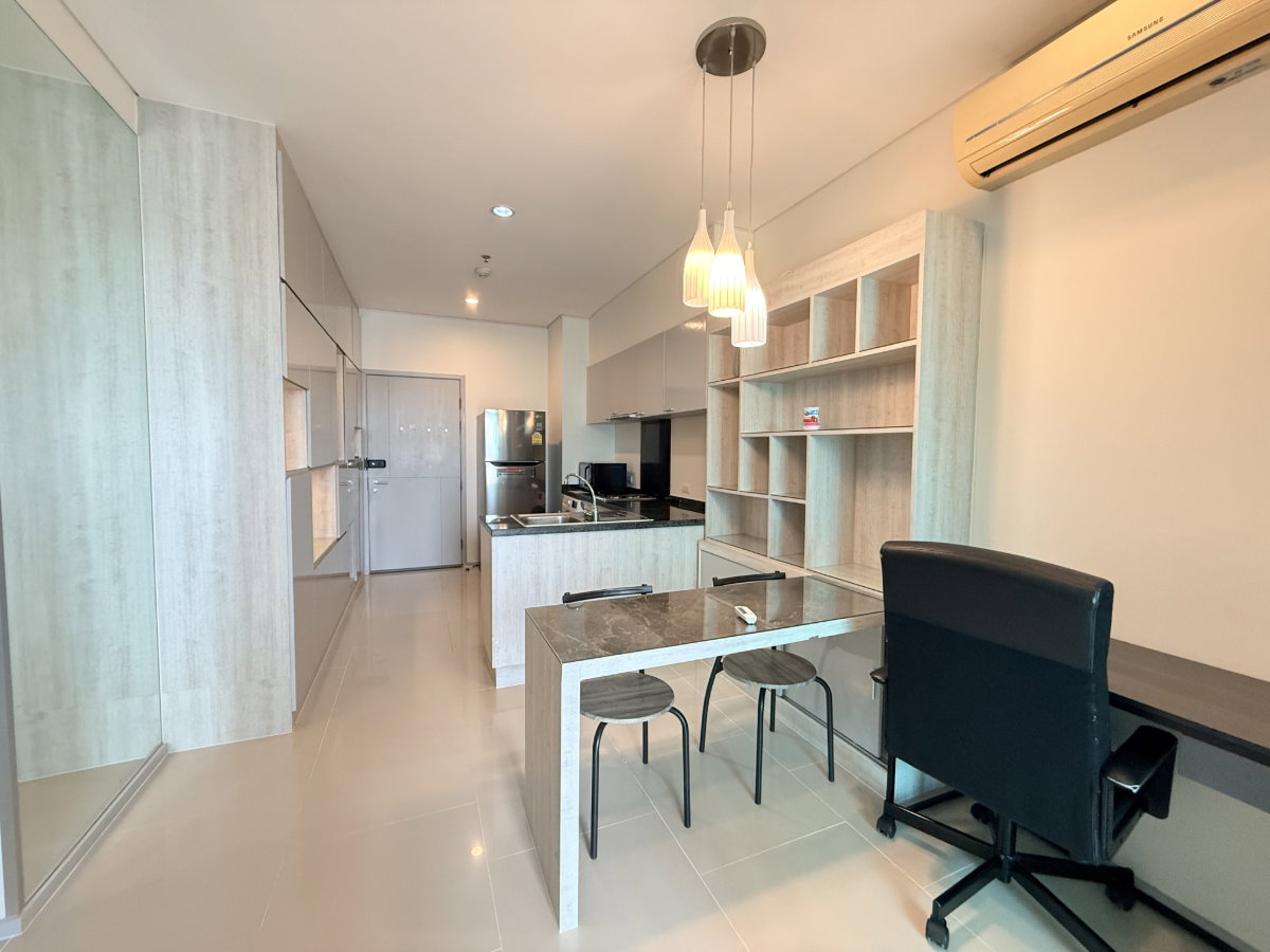รูป ▚ LJ136ツ ให้เช่า: Villa Sathorn ✨ 1 ห้องนอน 54 ตร.ม. ห้องสวยทำใหม่ ทิศเหนือ วิวไอคอนสยาม! 🏙️🎡 - รูปที่ 5/11