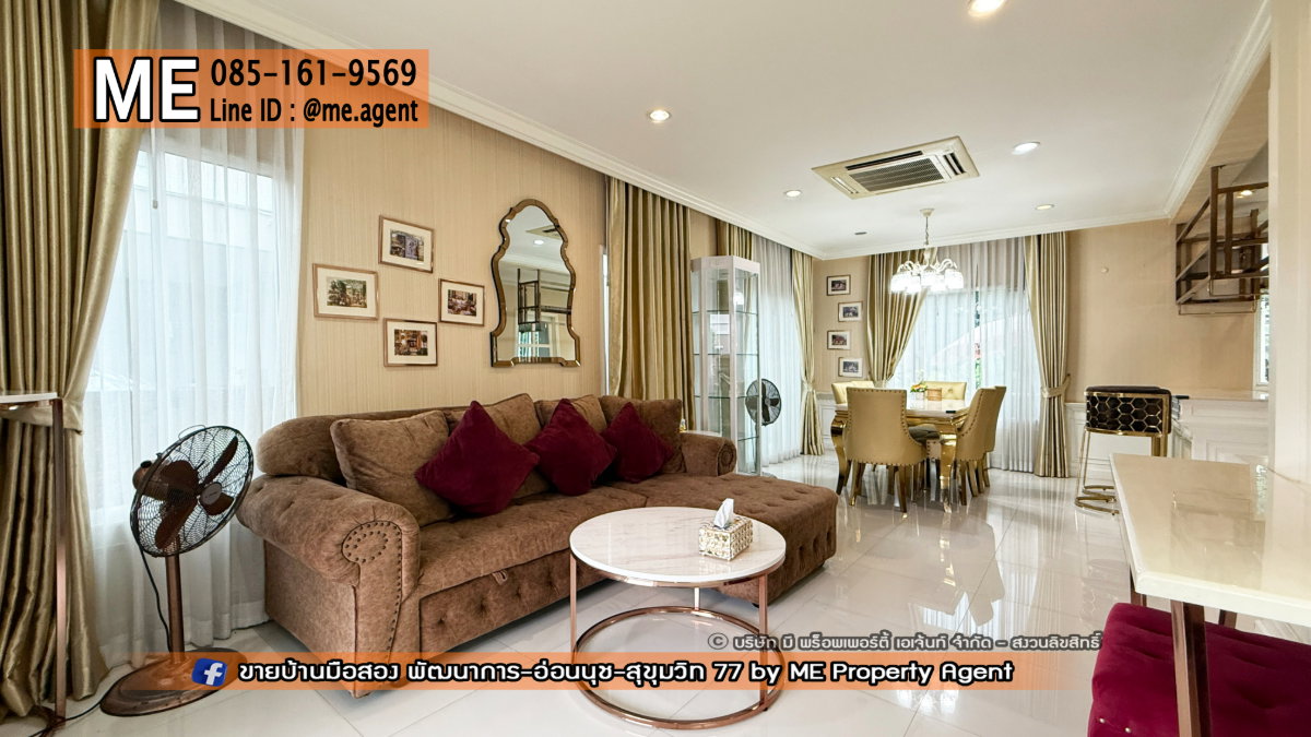 รูป ให้เช่าด่วน! บ้านเดี่ยว ภัสสร เพรสทีจ ลุกซ์ พัฒนาการ 44 มีสวนหลังบ้าน ติดถนนเมน ต้นโครงการ ใกล้ สุขุมวิท ทองหล่อ  โทร 064-954-9619 (RBD27-75) - รูปที่ 10/28