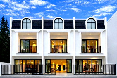 Townhouses for rent Chonburi : KT0424🚞Townhouse Nong Yai, Chaiyapornvitee near Motorway 3Bedroom size 110sqm🪑Fully furnished