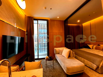 คอนโดให้เช่า : ▚ LJ150ツ ให้เช่า: THE ESSE at SINGHA COMPLEX ✨ 1BR 35.79 ตร.ม. เฟอร์ครบ ห้องปัง โครงการเริ่ด ราคาคุยได้! 🏙️💎