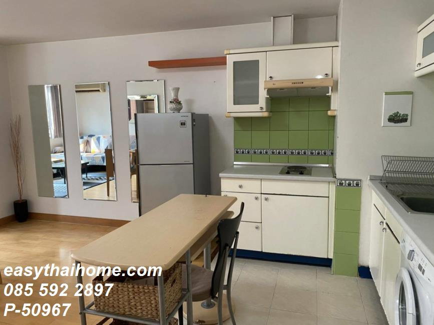 รูป P-50967 — ให้เช่าคอนโด Regent Royal Place 1 ใกล้ BTS ราชดำริ ชั้น 15 ห้อง 1 นอน 1 น้ำ เฟอร์ครบ มีเครื่องซักผ้า 085-592-2897 Line: @easythaihome - รูปที่ 8/8