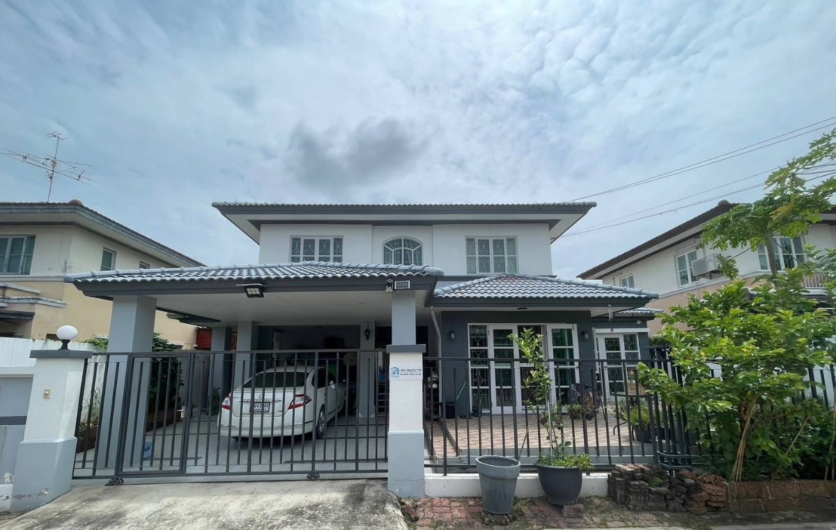 รูป ✅ ขายบ้านเดี่ยว 2 ชั้น ใกล้สถานีรถไฟฟ้า MRT สายสีม่วง ✅ Chaiyapurk Village - หมู่บ้านชัยพฤกษ์ วัดลาดปลาดุก - รูปที่ 1/17