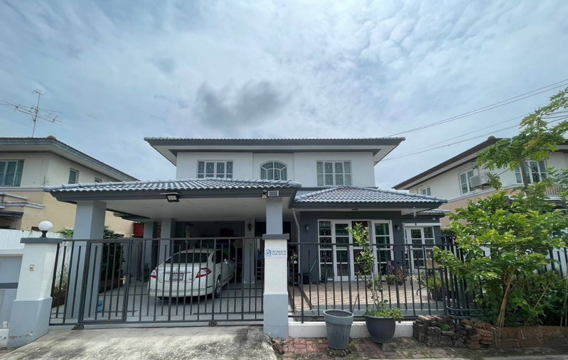 ขายบ้านเดี่ยว : ✅ ขายบ้านเดี่ยว 2 ชั้น ใกล้สถานีรถไฟฟ้า MRT สายสีม่วง  ✅ Chaiyapurk Village - หมู่บ้านชัยพฤกษ์ วัดลาดปลาดุก 