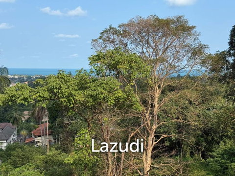 Sea View Land 1,462 sqm in Prime Chaweng Hill Location
