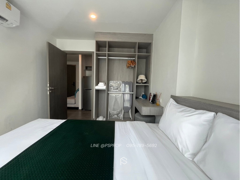 รูป คอนโดเช่าบางเเสน ทำเลดี ใกล้ม.บูรพา Brixton Campus Bangsaen ✅ พร้อมเข้าอยู่ #CR0450 - รูปที่ 3/15