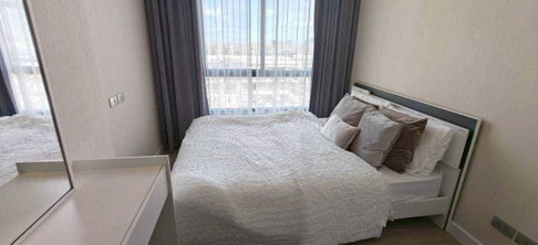 Condo for rent at The Sky Sukhumvit, next to Bangkok Mall and near BITEC, fully furnished and ready to move in, 43.05 sq.m.