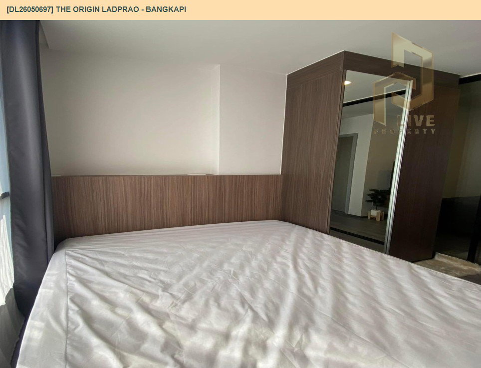 รูป DL26050697 ให้เช่าคอนโด ดิ ออริจิ้น ลาดพร้าว - บางกะปิ (THE ORIGIN LADPRAO - BANGKAPI) ใกล้ - พร้อมเข้าอยู่ โทรด่วน 0653619502 LineID @897iyzll - รูปที่ 3/5