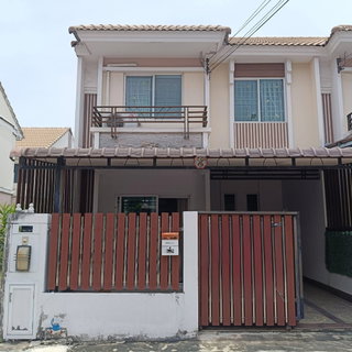 ✅ 2-story townhouse for sale, next to the main road, near Rama 5 roundabout and Central Westgate ✅ Pruksa Town Ratchaphruek