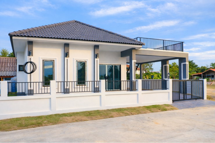 รูป บ้านใหม่สร้างขายพร้อมดาดฟ้าชมวิว - รูปที่ 4/17