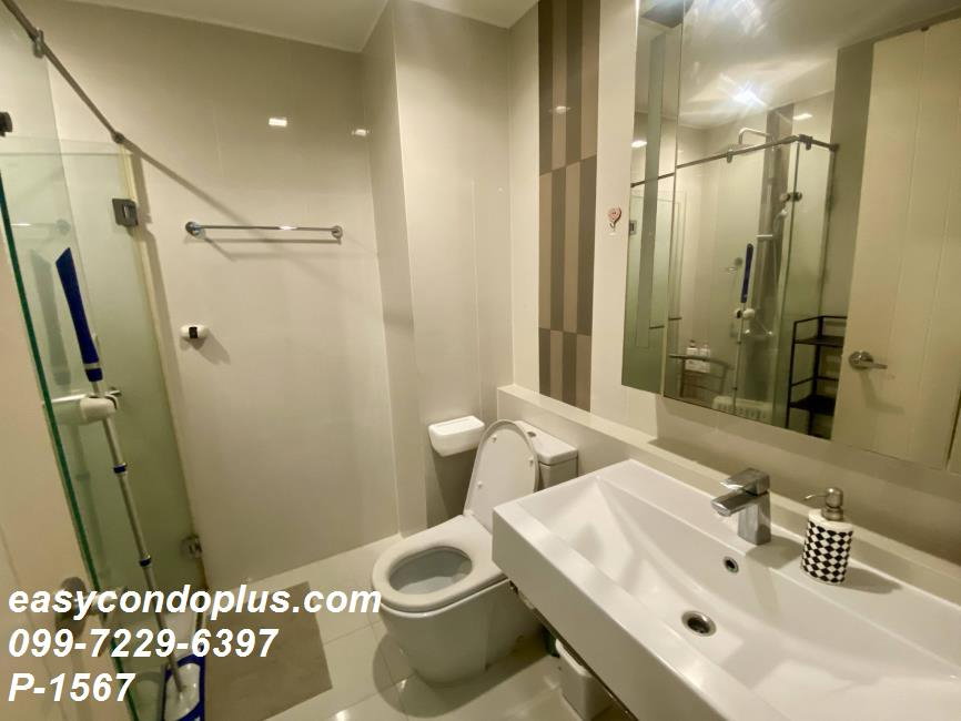 รูป P-1567 • Q House Condo สุขุมวิท 79 • ห้องวิวเมือง ชั้นสูง ใกล้ BTS อ่อนนุช | 20,000 บาท/เดือน | Line Id: @easycondoplus | 099-229-6397 - รูปที่ 6/7