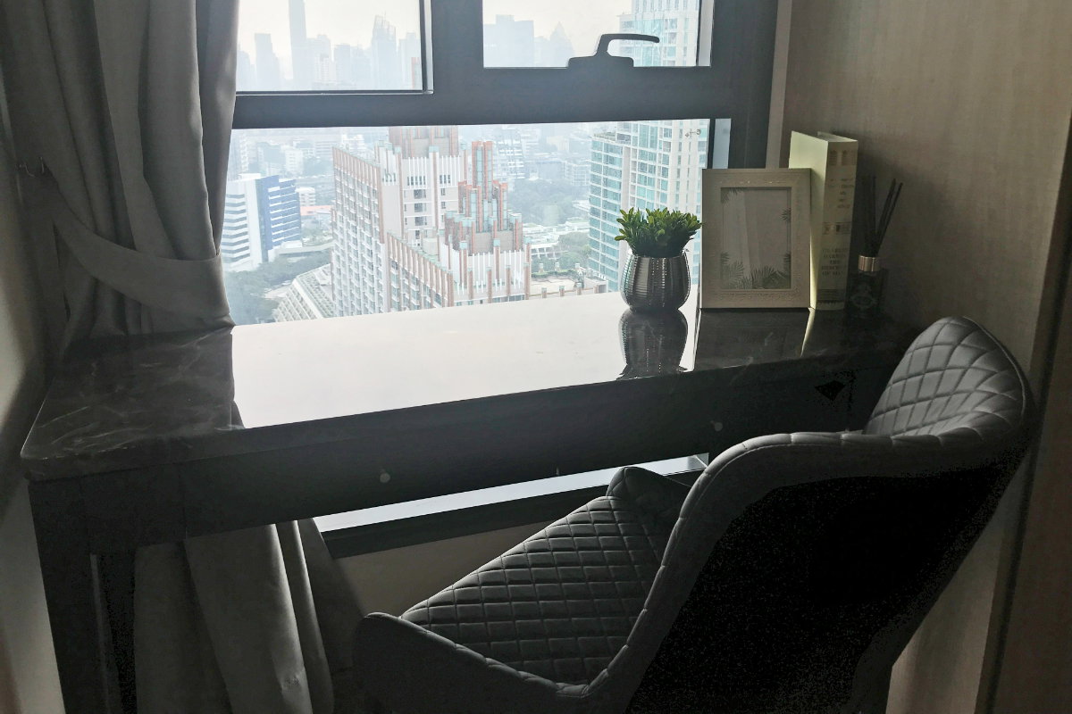 รูป เช่า 48,000 บาท/เดือน 1/2 นอน Duplex คิว ชิดลม-เพชรบุรี บีทีเอสชิดลม - รูปที่ 13/16