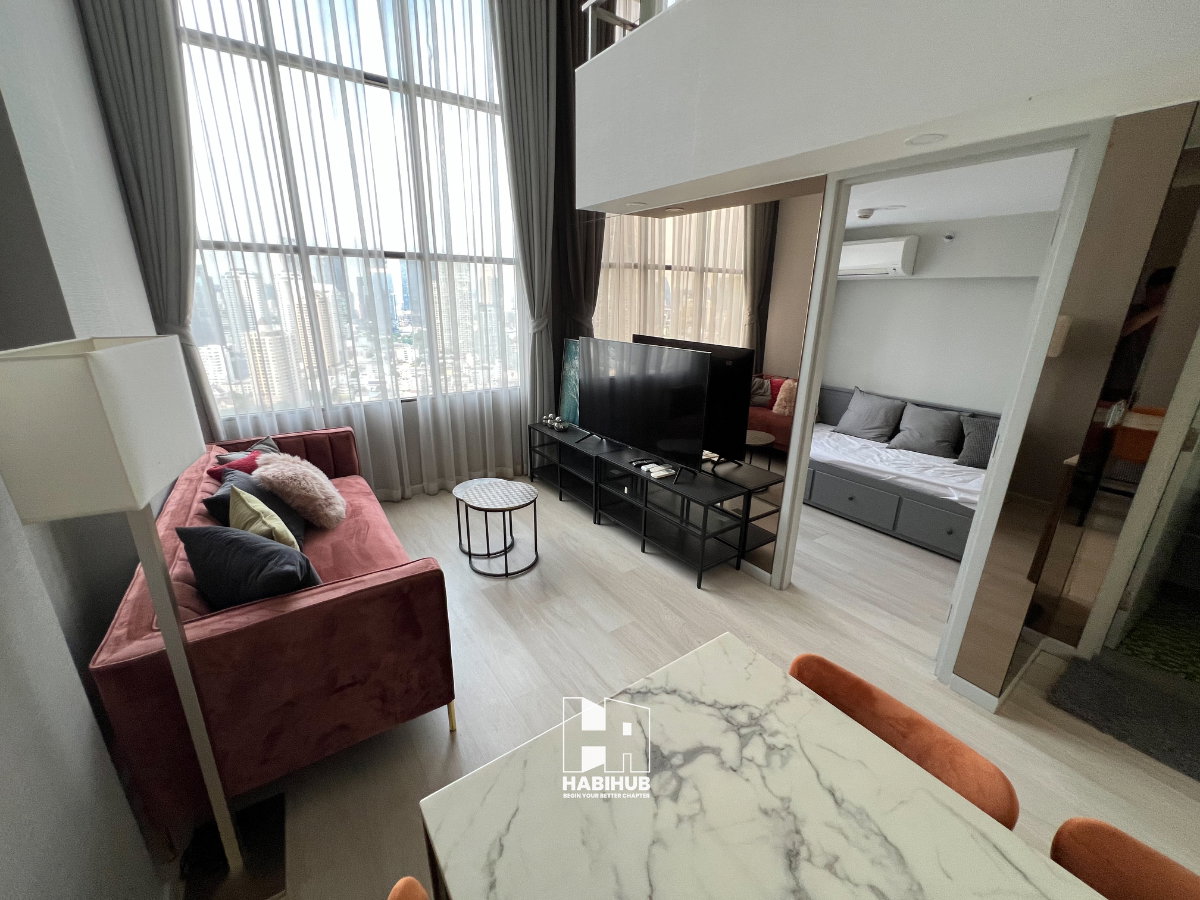 รูป 🏠✨ ไนท์บริดจ์ ไพร์ม สาทร (Knightsbridge Prime Sathorn) | ขายคอนโด Duplex 1 ห้องนอน (HBH-SI-181) - รูปที่ 2/13