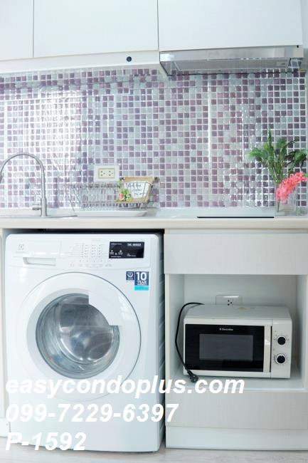 รูป P-1592 • Pause Condominium สุขุมวิท 107 • ห้องวิวเมือง ฟังก์ชัน 2 ห้องนอน ใกล้ BTS แบริ่ง | 14,000 บาท/เดือน | Line Id: @easycondoplus | 099-229-6397 - รูปที่ 18/20