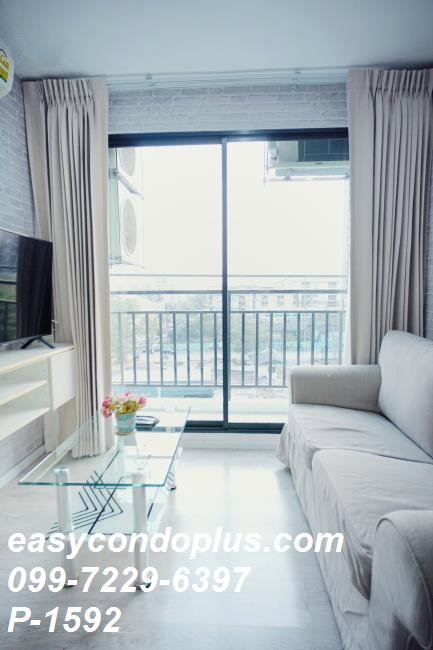 รูป P-1592 • Pause Condominium สุขุมวิท 107 • ห้องวิวเมือง ฟังก์ชัน 2 ห้องนอน ใกล้ BTS แบริ่ง | 14,000 บาท/เดือน | Line Id: @easycondoplus | 099-229-6397 - รูปที่ 5/20