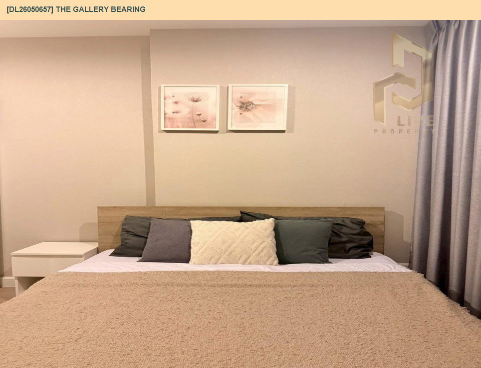 รูป DL26050657 ให้เช่าคอนโด เดอะ แกลเลอรี่ แบริ่ง (The Gallery Bearing) ใกล้ BTS แบริ่ง พร้อมเข้าอยู่ โทรด่วน 0653619502 LineID @897iyzll - รูปที่ 4/11