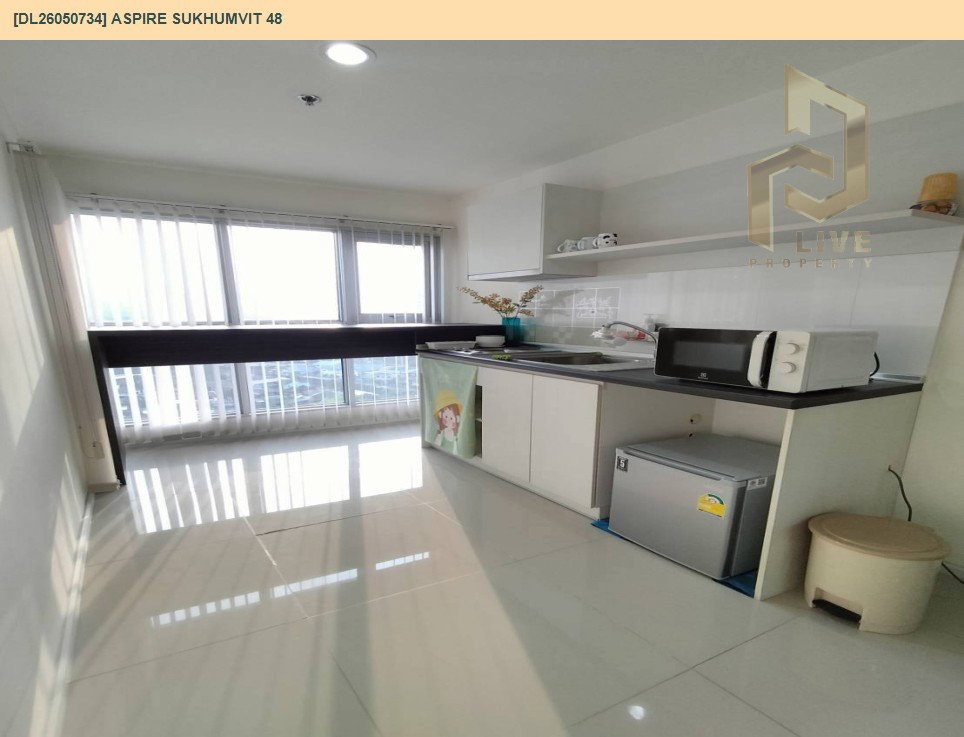 รูป DL26050734 ให้เช่าคอนโด แอสปาย สุขุมวิท 48 (Aspire Sukhumvit 48) ใกล้ BTS พระโขนง พร้อมเข้าอยู่ โทรด่วน 0614453194 LineID @162cjixi - รูปที่ 3/5