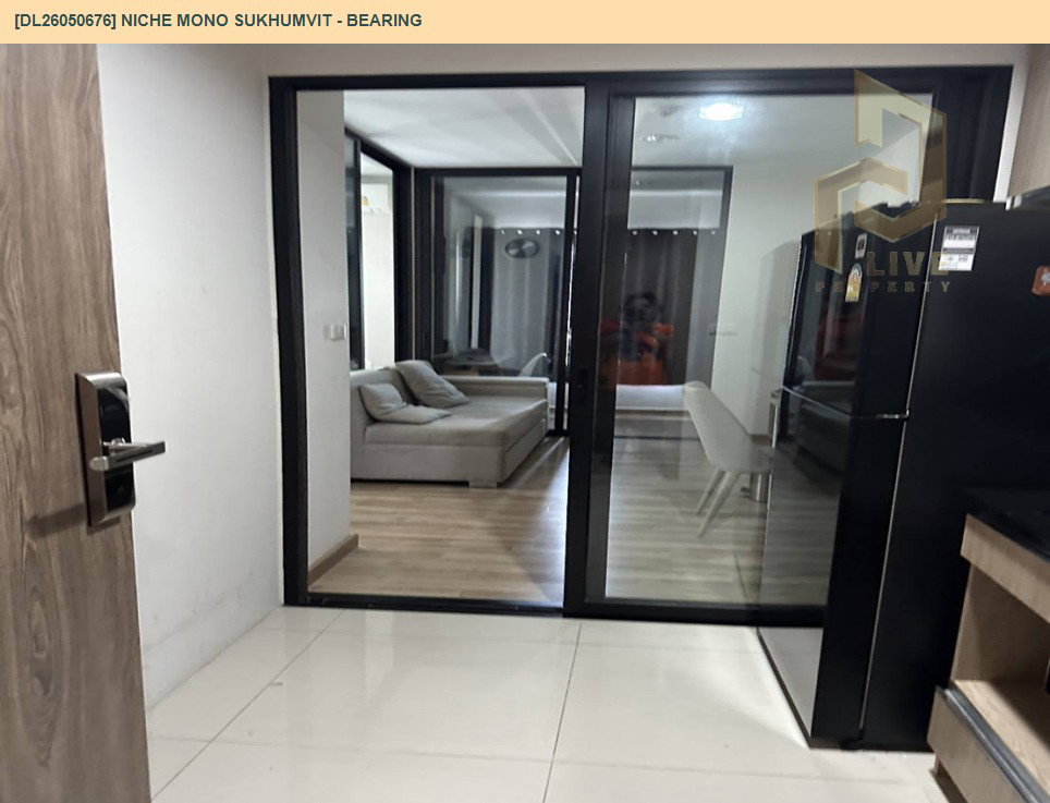 รูป DL26050676 ให้เช่าคอนโด นิช โมโน สุขุมวิท - แบริ่ง (Niche Mono Sukhumvit - Bearing) ใกล้ BTS แบริ่ง พร้อมเข้าอยู่ โทรด่วน 0638692663 LineID @655ebbvc - รูปที่ 2/7