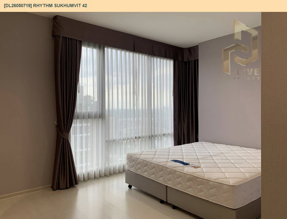 รูป DL26050719 ให้เช่าคอนโด ริทึ่ม สุขุมวิท 42 (Rhythm Sukhumvit 42) ใกล้ BTS เอกมัย พร้อมเข้าอยู่ โทรด่วน 0653619502 LineID @897iyzll - รูปที่ 3/7