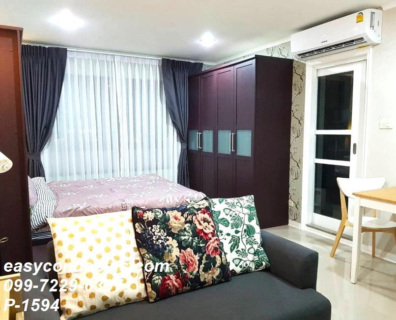 รูป P-1594 • Lumpini Ville สุขุมวิท 77 • ห้องสตูดิโอวิวเมือง ใกล้ BTS อ่อนนุช | 10,000 บาท/เดือน | Line Id: @easycondoplus | 099-229-6397 - รูปที่ 3/12