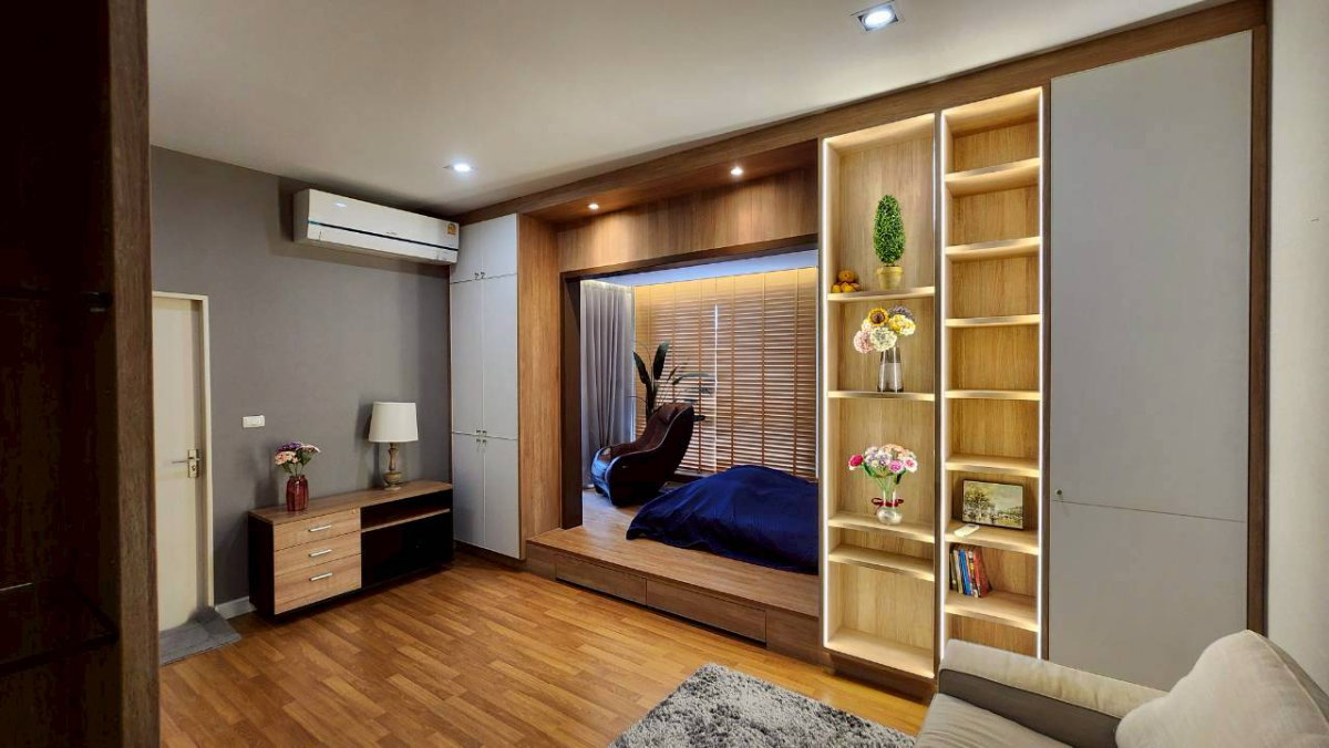 รูป ให้เช่า บ้านเดี่ยวหลังมุม ติดสวน โครงการ THE GRAND RAMA 2 ตกแต่งสวย built in + เฟอร์ + เครื่องใช้ไฟฟ้า พร้อมอยู่ ติดต่อLINE OA : @313fajed (มี@นำหน้า) - รูปที่ 7/17