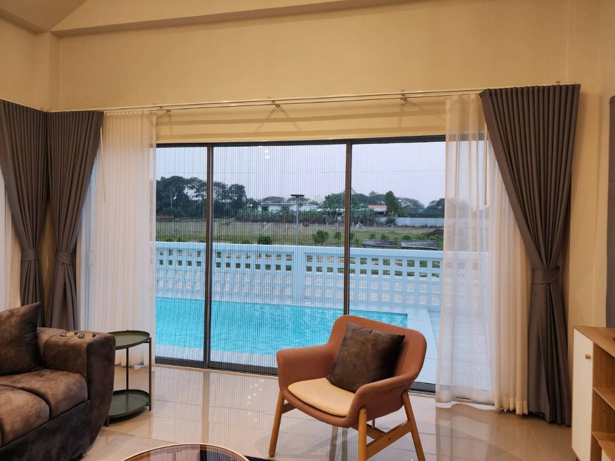 รูป ให้เช่า POOL VILLA ส่วนตัว โซนหางดง–บ้านถวาย เชียงใหม่ ใกล้สนามบินเชียงใหม่ (R1174) T.0946511456 - รูปที่ 3/13