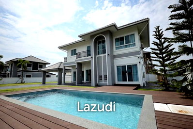 บ้านเดี่ยว เชียงราย : บ้าน 2 ชั้น 4 ห้องนอน พร้อมสระว่ายน้ำ ใน เวียงชัย เชียงราย