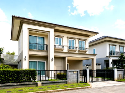 บ้านเดี่ยว รังสิต : บ้านเดี่ยว แกรนดิโอ วิภาวดี-รังสิต ใกล้ทางด่วน ใกล้ถนนใหญ่ พหลโยธิน  ม.กรุงเทพ ราคาถูก