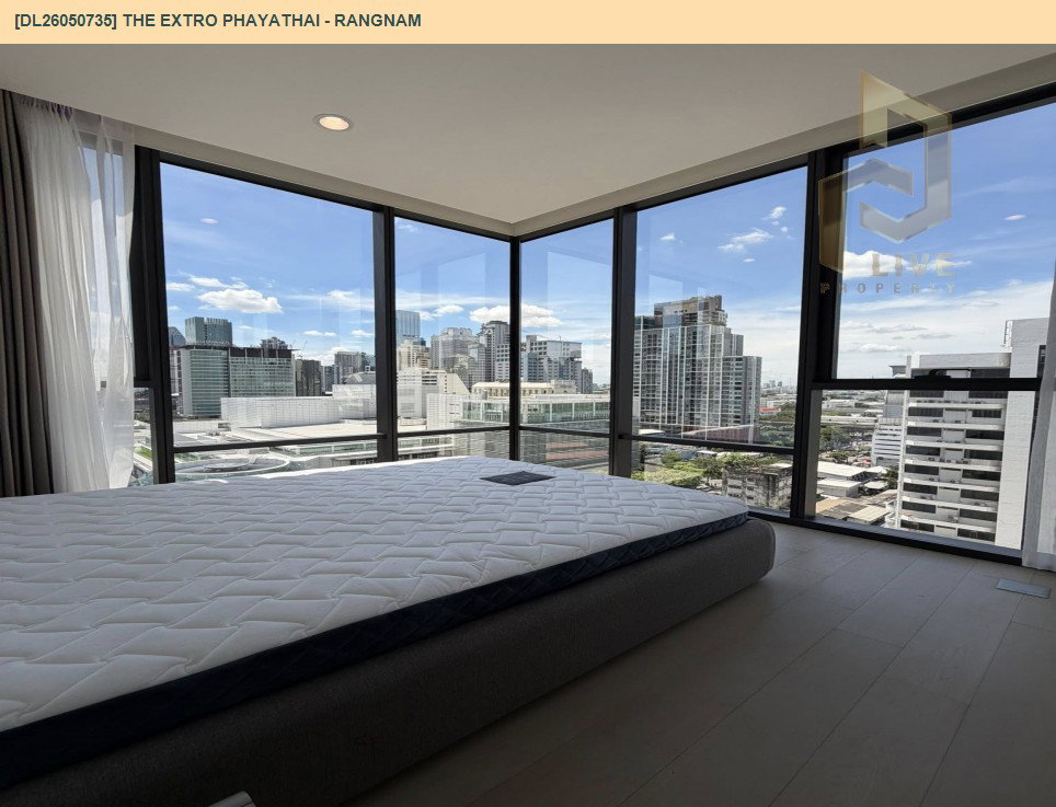 รูป DL26050735 ให้เช่าคอนโด ดิ เอ็กซ์โทร พญาไท - รางน้ำ (THE EXTRO Phayathai - Rangnam) ใกล้ - พร้อมเข้าอยู่ โทรด่วน 0653619502 LineID @897iyzll - รูปที่ 8/9