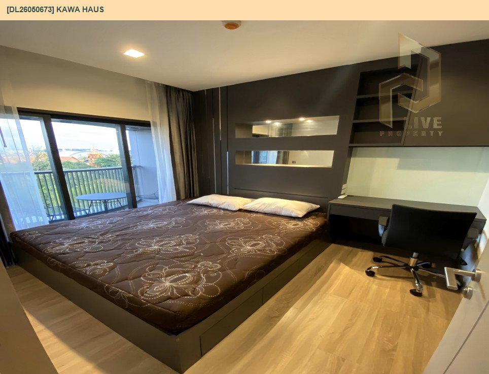 รูป DL26050673 ให้เช่าคอนโด คาวะ เฮาส์ (KAWA HAUS) ใกล้ BTS อ่อนนุช พร้อมเข้าอยู่ โทรด่วน 0653619502 LineID @897iyzll - รูปที่ 3/12