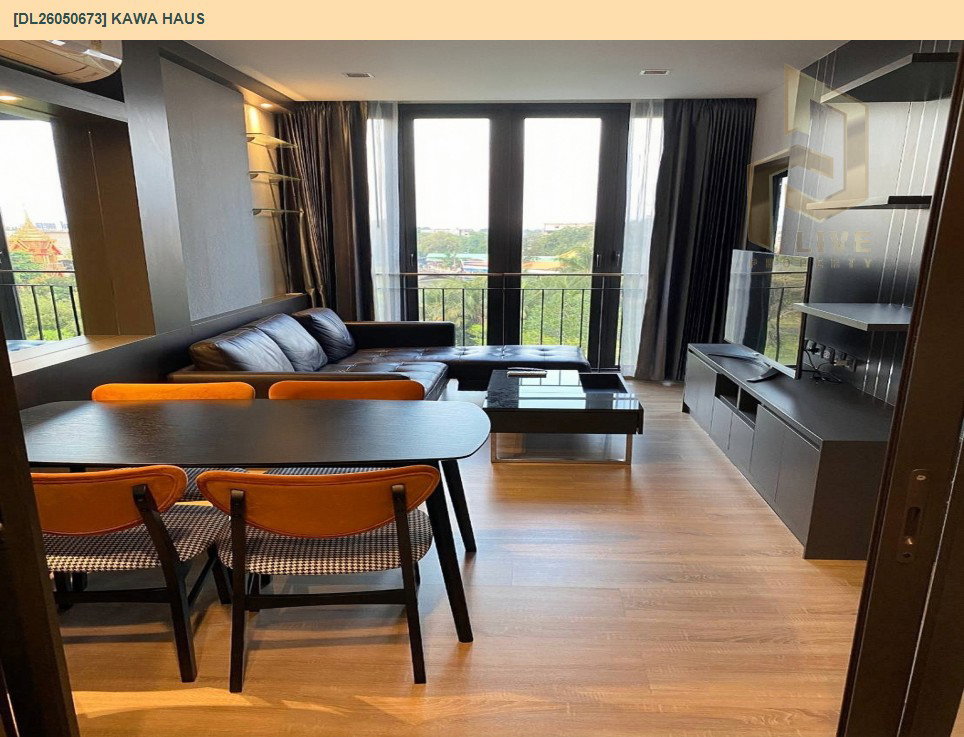 รูป DL26050673 ให้เช่าคอนโด คาวะ เฮาส์ (KAWA HAUS) ใกล้ BTS อ่อนนุช พร้อมเข้าอยู่ โทรด่วน 0653619502 LineID @897iyzll - รูปที่ 4/12