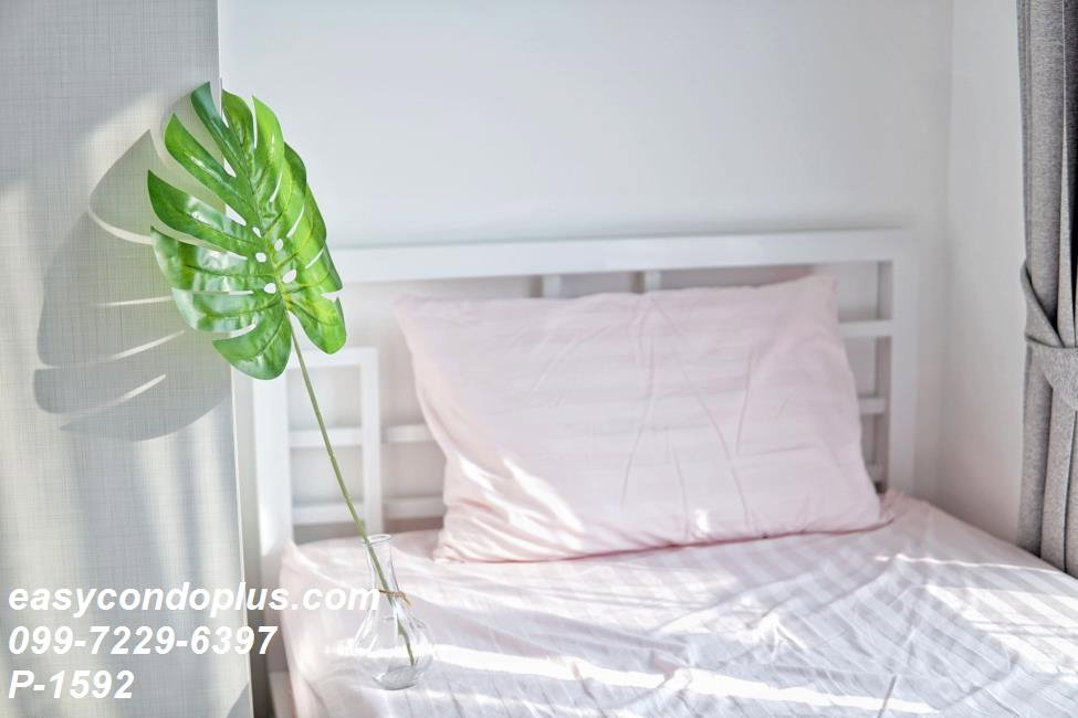 รูป P-1592 • Pause Condominium สุขุมวิท 107 • ห้องวิวเมือง ฟังก์ชัน 2 ห้องนอน ใกล้ BTS แบริ่ง | 14,000 บาท/เดือน | Line Id: @easycondoplus | 099-229-6397 - รูปที่ 3/20
