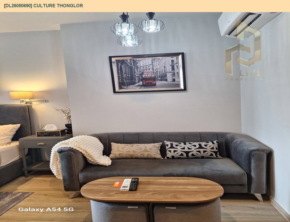 รูป DL26050690 ให้เช่าคอนโด คัลเจอร์ ทองหล่อ (Culture Thonglor) ใกล้ - พร้อมเข้าอยู่ โทรด่วน 0653619502 LineID @217jgcbp - รูปที่ 3/6