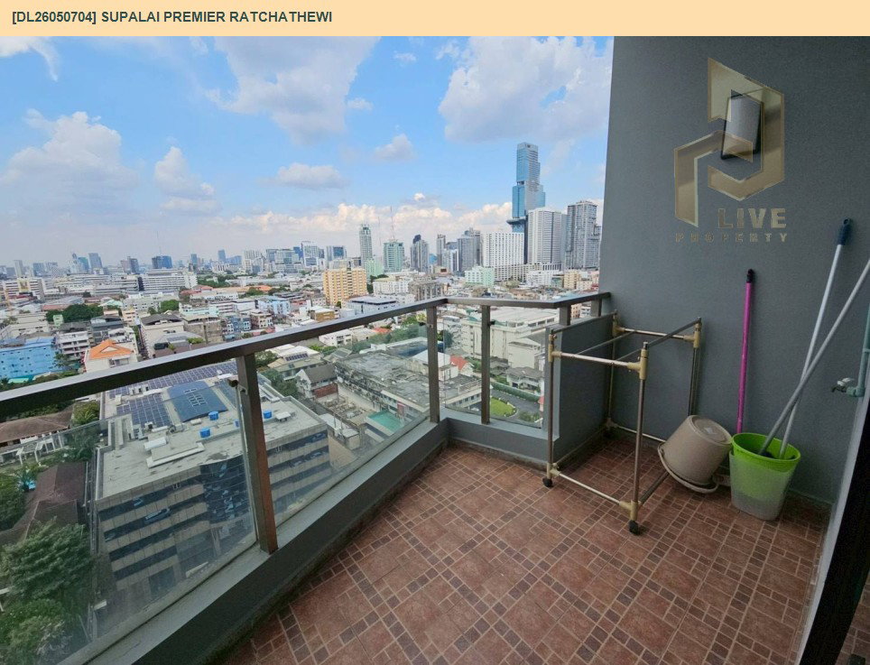 รูป DL26050704 ให้เช่าคอนโด ศุภาลัย พรีเมียร์ ราชเทวี (Supalai Premier Ratchathewi) ใกล้ BTS ราชเทวี พร้อมเข้าอยู่ โทรด่วน 0614453194 LineID @162cjixi - รูปที่ 10/12