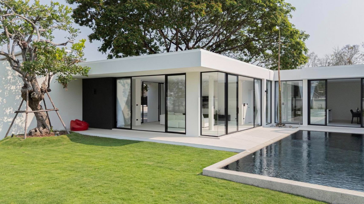 รูป ขายบ้าน modern pool villa ขนาดใหญ่ บ้านสร้างใหม่ วิวดอยสุเทพ ทำเลน้ำแพร่ ใกล้โรงเรียนนานาชาติปัญญาเด่น พร้อมเข้าอยู่ SW002465 - รูปที่ 22/32