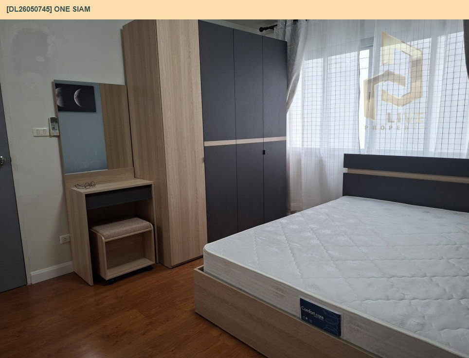 รูป DL26050745 ให้เช่าคอนโด วัน สยาม (One Siam) ใกล้ BTS สนามกีฬาแห่งชาติ พร้อมเข้าอยู่ โทรด่วน 0653619502 LineID @897iyzll - รูปที่ 7/10