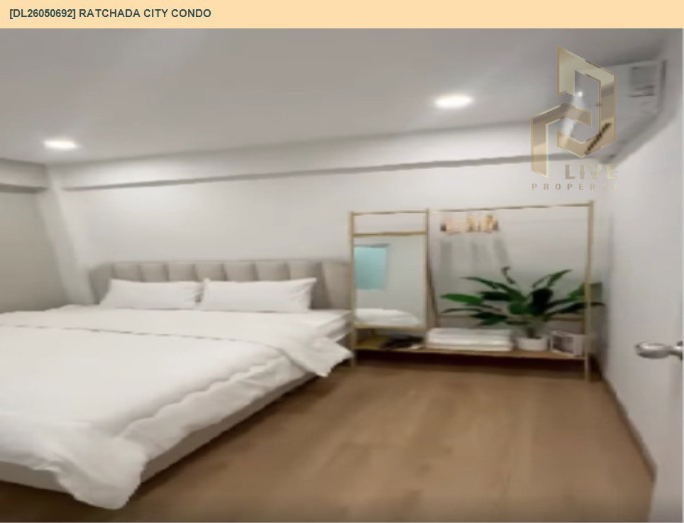 รูป DL26050692 ขายคอนโด รัชดา ซิตี้ คอนโด (Ratchada City Condo) ใกล้ MRTห้วยขวาง พร้อมเข้าอยู่ โทรด่วน 0653619502 LineID @897iyzll - รูปที่ 6/10