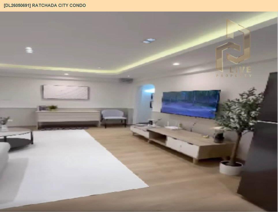 รูป DL26050691 ให้เช่าคอนโด รัชดา ซิตี้ คอนโด (Ratchada City Condo) ใกล้ MRTห้วยขวาง พร้อมเข้าอยู่ โทรด่วน 0614453194 LineID @162cjixi - รูปที่ 7/10