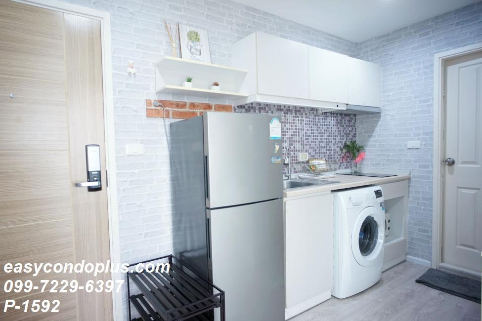 รูป P-1592 • Pause Condominium สุขุมวิท 107 • ห้องวิวเมือง ฟังก์ชัน 2 ห้องนอน ใกล้ BTS แบริ่ง | 14,000 บาท/เดือน | Line Id: @easycondoplus | 099-229-6397 - รูปที่ 13/20